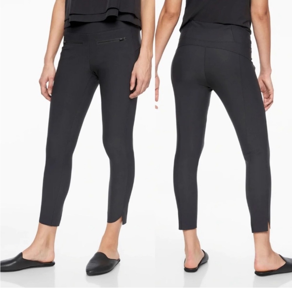 Athleta Women's Front-Zip Stellar Crop Pant